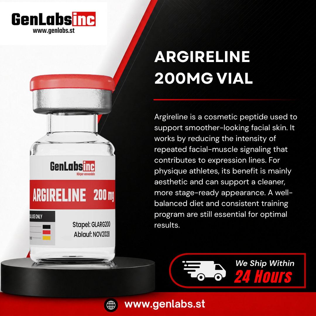 Argireline 200mg Vial – (with Bacteriostatic Water) – Genlabs - Image 2