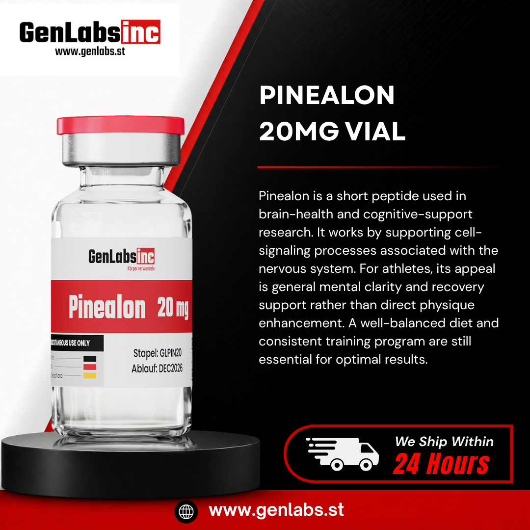 Pinealon 20mg Vial – (with Bacteriostatic Water) – Genlabs - Image 2