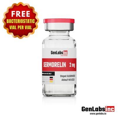 Sermorelin – 2mg Vial – (with Bacteriostatic Water) – Genlabs