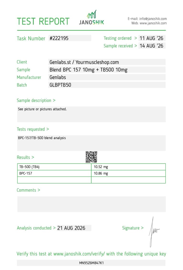 Blend BPC 157 10 Mg + TB500 10 Mg-New-Hilton