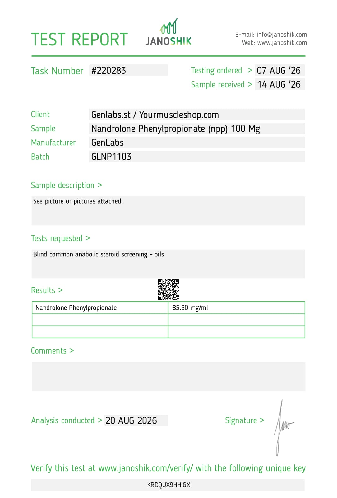Nandrolone Phenylpropionate (npp) 100 Mg/ml – Genlabs - Image 2