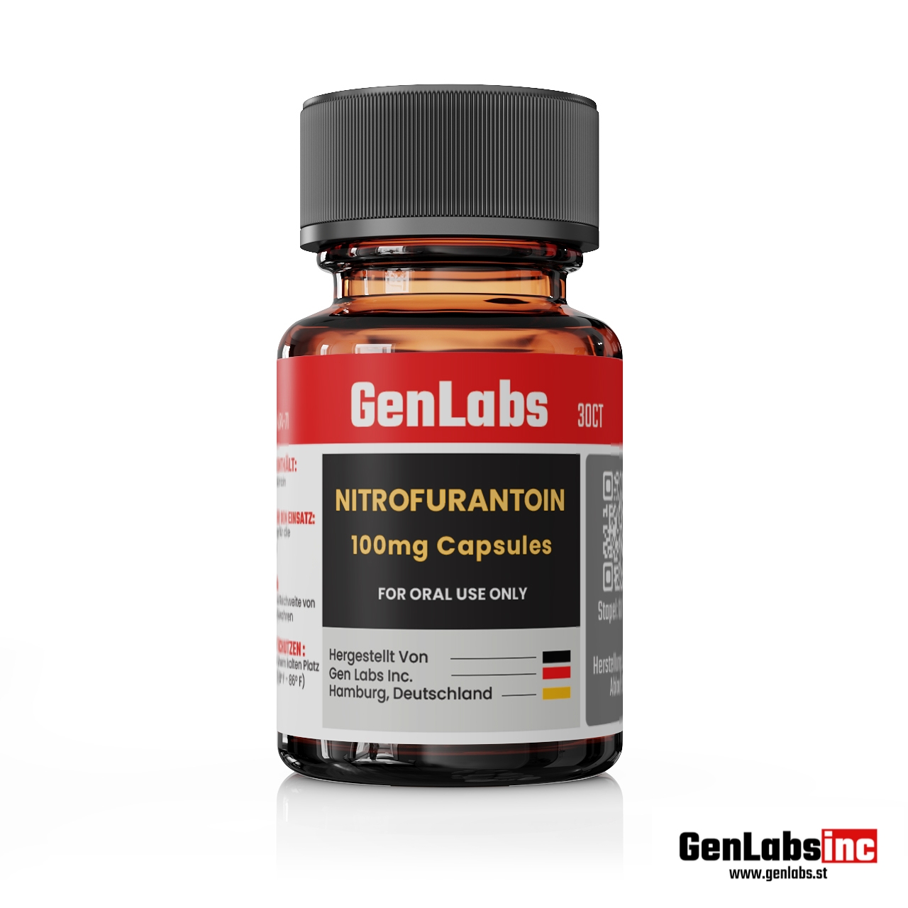Nitrofurantoin 100 Mg – (30 Capsules) - Genlabs - Image 2